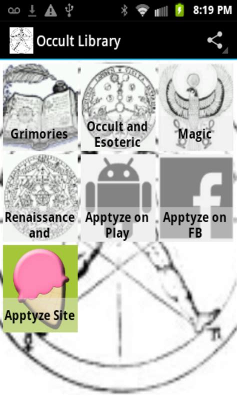 Occult librray app